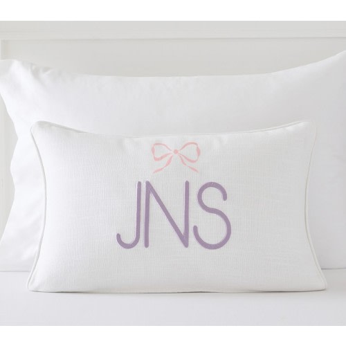 Bow Icon Personalized Pillow Cover