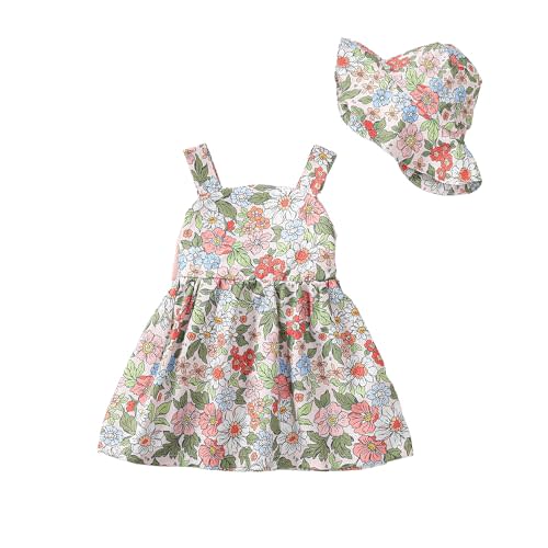 Newborn Infant Baby Girl Dress Toddler Girl Clothes Halter Backless Sleeveless Flower Sundress Summer Dresses for Girl