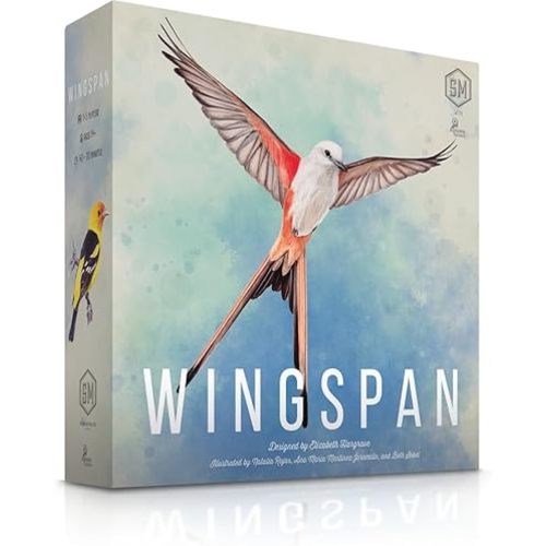 Stonemaier Games: Wingspan (Base Game) by Elizabeth Hargrave | A Relaxing, Award-Winning Strategy Board Game About Collecting Birds for Adults and Family | 1-5 Players, 70 Mins