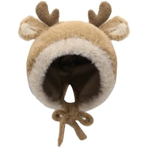 MINGSEECESS Kids Knitted Beanie Hat Cute Frog Cartoon Winter Warmer Cap with Big Eyes for Baby Boys Girls