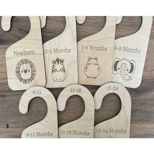 Wooden Size Hangers