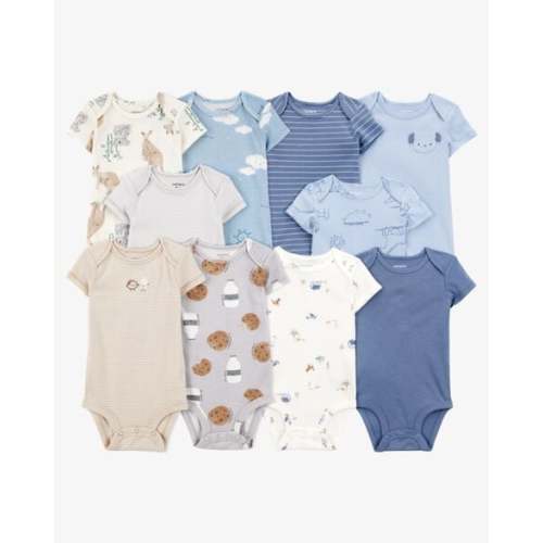 Baby 10-Pack Short-Sleeve Bodysuits - Carter's | Carter's