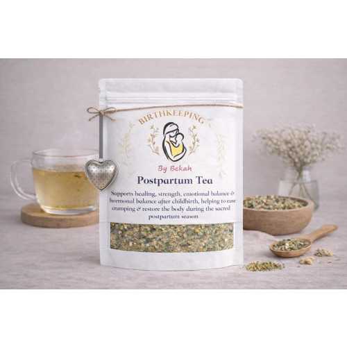 Organic Postpartum Herbal Tea, New Mom Self Care