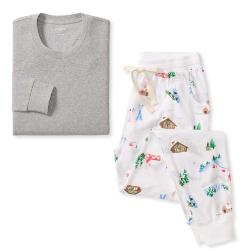 Ski Slopes Organic Cotton PJ Set Womens | Burt’s Bees Baby® – Burt's Bees Baby
