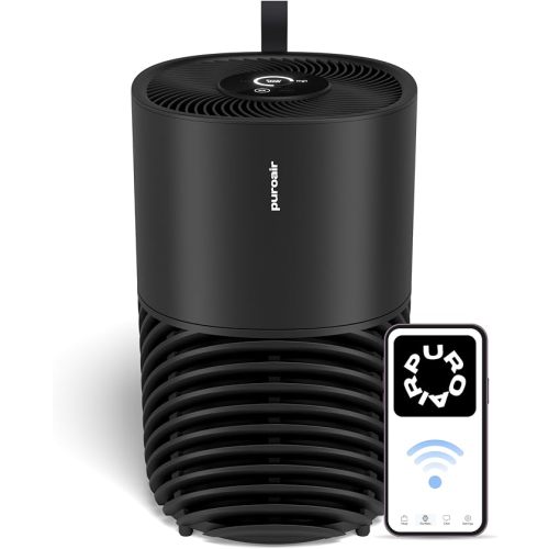 PuroAir 130i HEPA Air Purifiers for Home Pets - Covers Up To 600 Sq Ft - Filters Up To 99.9% of Pollutants, Smoke, Pollen, Dust - Quiet HEPA Air Filter - Air Purifiers for Bedroom