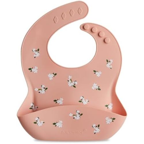 Loulou Lollipop Soft, Waterproof Silicone Feeding Bib for Babies and Toddlers