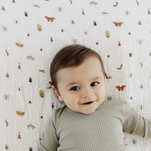 Cutie Crawlies Crib Sheet