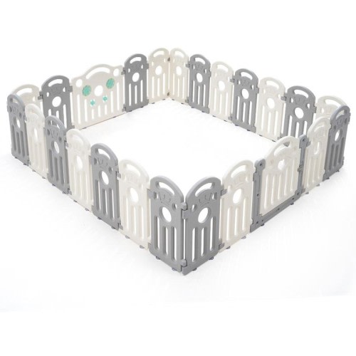 Playpals Large Baby Playpen Kids Safety Gate Toddler Fence 18/22/24 Panels - Size 24 Panels