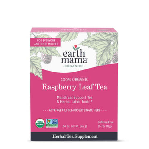 Earth Mama Organic Raspberry Leaf Tea, 16 Tea Bags