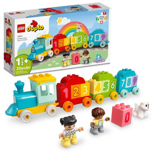 Free Shipping! LEGO DUPLO My First Number Train for Toddlers 1.5-3 Years Learning Numbers with Bricks and Figures