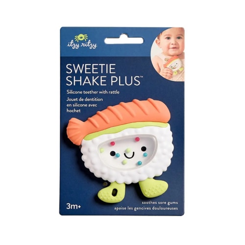 Itzy Ritzy | Sweetie Shake Plus Rattle & Teether | Sushi