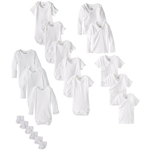 GERBER Baby Boys' 19-Piece Essentials Gift Set