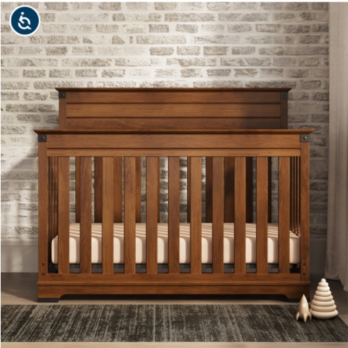Redmond 4 in 1 Crib, Coach Cherry | Convertible Cribs | Child Craft