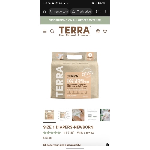 Newborn Diapers, Non-Toxic Diapers | Plant-Based Diapers – Terra Eco Baby Products