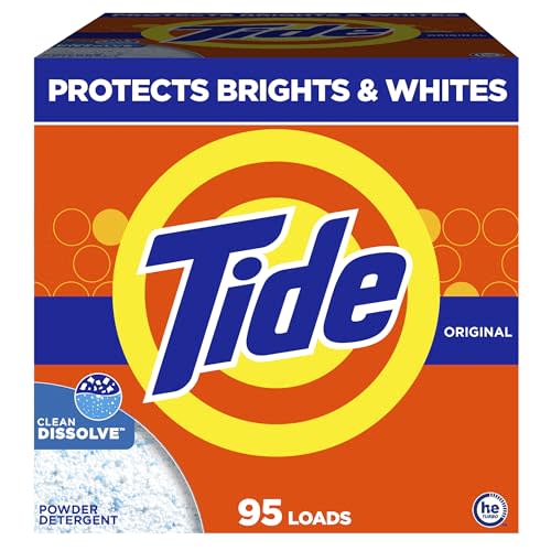 Tide Powder Laundry Detergent, Original Scent, 95 Loads, 108 oz