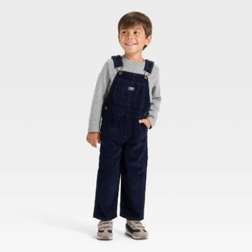 OshKosh B'gosh Toddler Boys' Corduroy Overalls - Navy Blue