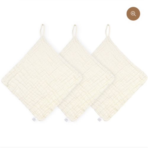 Bath - Washcloth 3 Pack - Cream