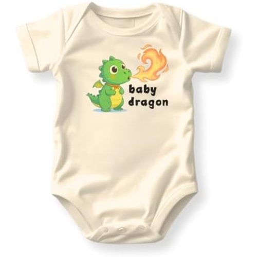 Baby Dragon Baby Bodysuit Cute Dragon Kids Tee