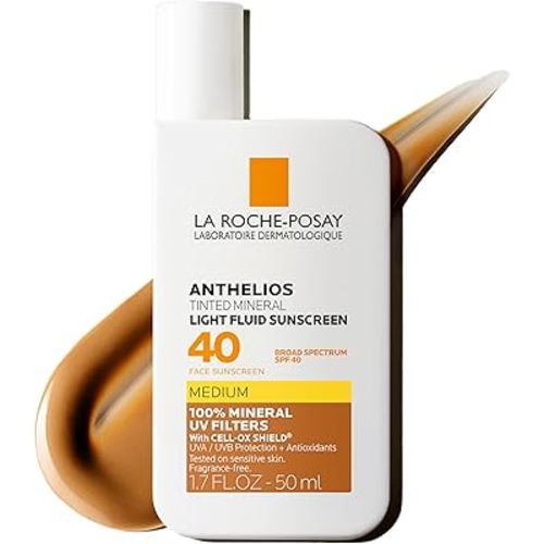 La Roche-Posay Anthelios Mineral Light Fluid Sunscreen for Face in 5 shades
