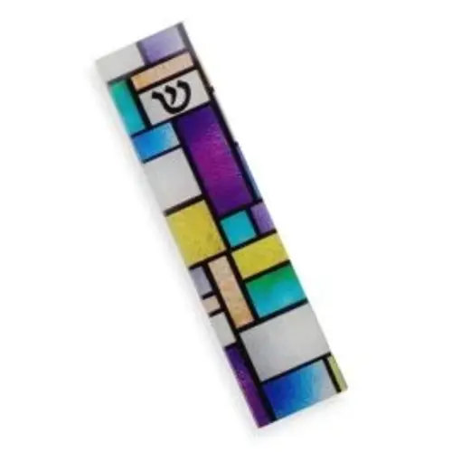 Stained Glass Mezuzah