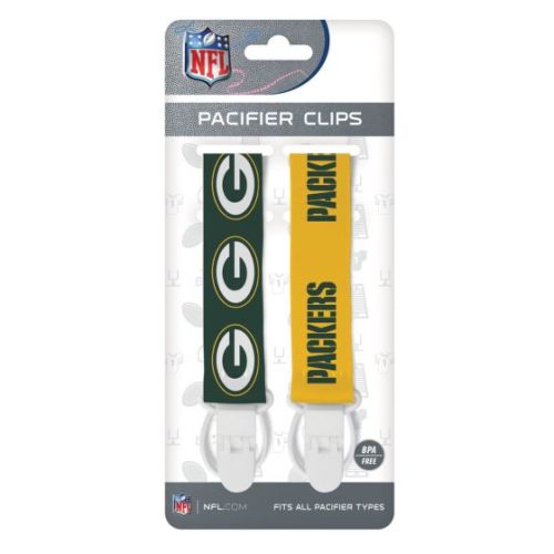 Green Bay Packers 2-Pack Pacifier Clips at the Packers Pro Shop
