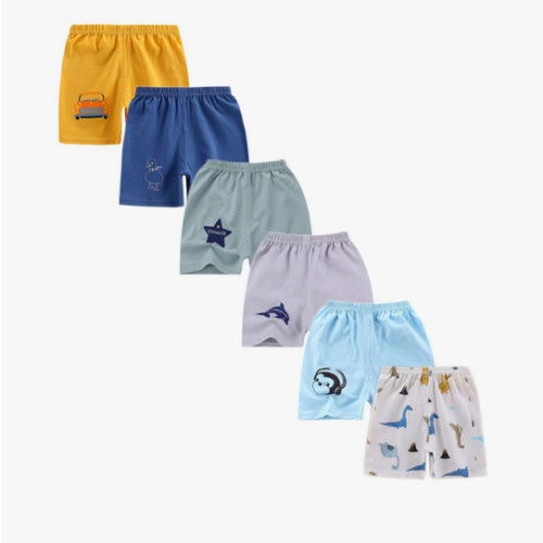 Toddler Baby Boy Elastic Waist Pull On Cotton Shorts for Littler Kids Boys Short Pants Summer Clothes