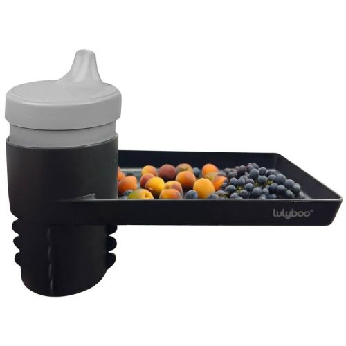 Lulyboo Travel Snack Tray - Black