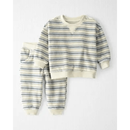 Baby 2-Piece Organic Cotton Velour Pullover & Pant Set - Little Planet | Carter's