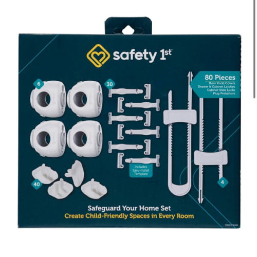 Safety 1st Home Safeguarding and Childproofing Set (80 Pcs), White