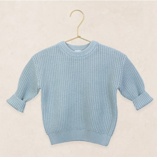 Knit Chunky Sweater - Steele
