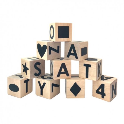 Modern Blocks Counting, Shapes & Alphabet Set - TheTot