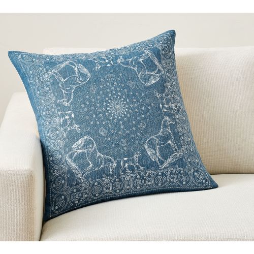 Horse Bandana Printed Pillow