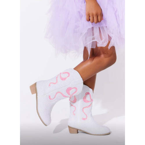 Crystal Bow Cowgirl Boots