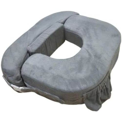 My Brest Friend Twin Nursing Pillow, Enhanced Comfort - Evening Gray