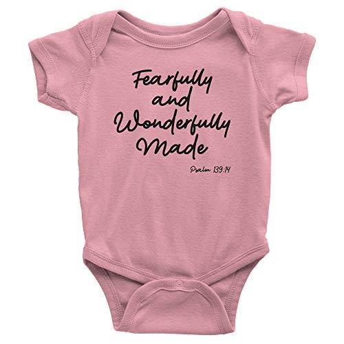 Aprojes Fearfully and Wonderfully Made Baby Bodysuit – Christian Baby Clothes