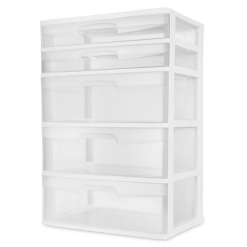 Sterilite, 5 Drawer Wide Tower