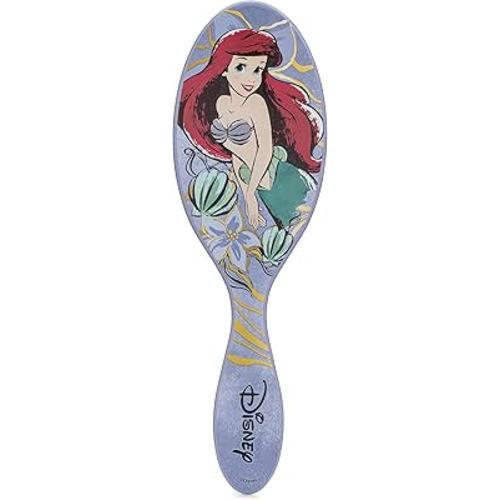 Wet Brush Disney Original Hair Detangler, Ariel (Elegant Princess), Ultra-Soft IntelliFlex Bristles, Detangling Brush Glides Through Tangles (Wet Dry & Damaged Hair), Women & Men