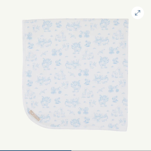 Baby Buggy Blanket - Sir Proper's Sweet Arrival (Blue)