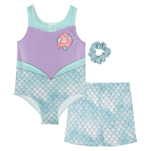Disney Girls' Gymnastics Leotard and Shorts Set Toddler to Big Kid