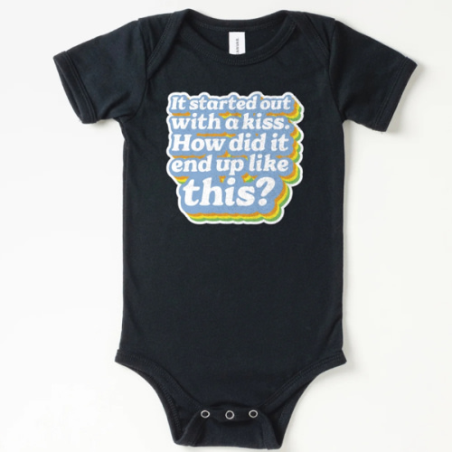 Started Out With a Kiss Onesie | All The Small Tees