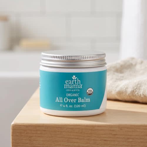 Earth Mama Organic All Over Balm, Baby Skin Cream, 4 fl oz