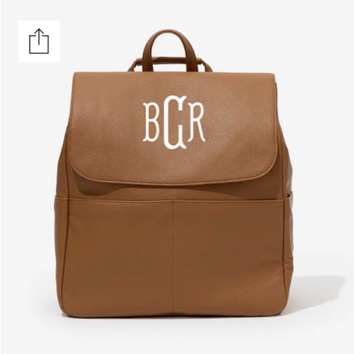 Personalized Diaper Backpack Purse