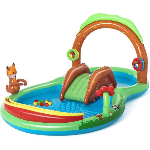 H2OGO! Friendly Woods Inflatable Play Pool Center
