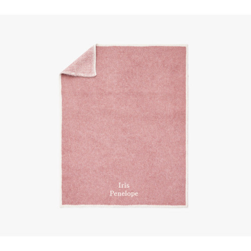 Border Soft Touch Knit Baby Blanket