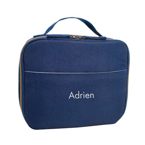 Colby Solid Navy Cold Pack Lunch Box | Pottery Barn Kids