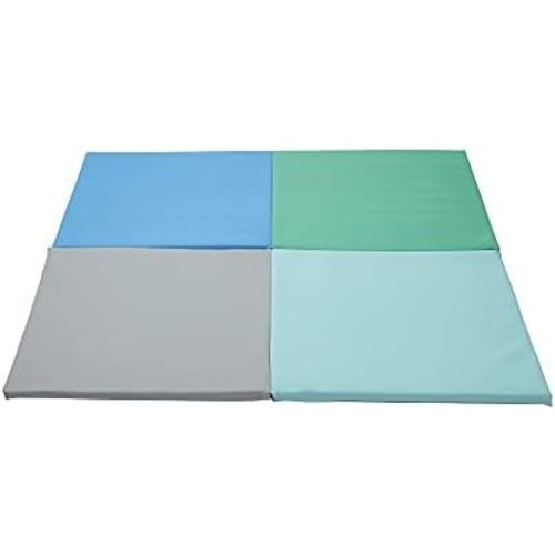 ECR4Kids SoftZone Quad Fold-N-Go Activity Mat, Folding Playmat, Contemporary