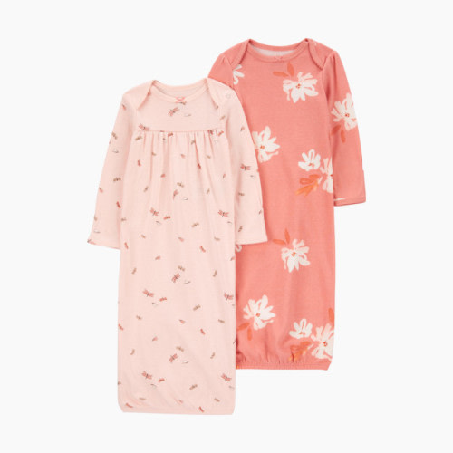 Carter's Gown (2 Pack) - Pink, 3 M