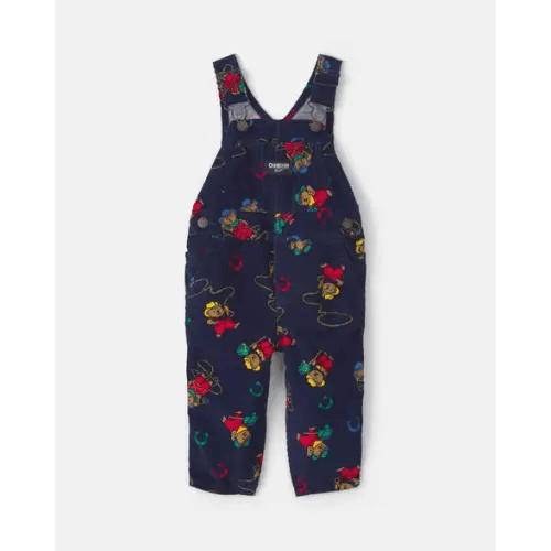 Baby Bear Corduroy Overalls - Navy Blue - OshKosh B'gosh | Carter's