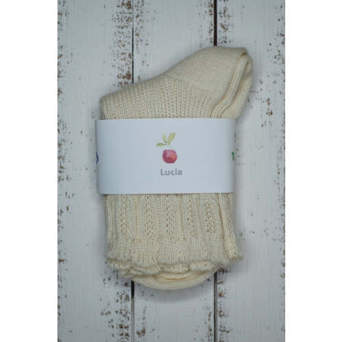 Organic Cotton Baby Socks LUCIA Undyed – AppleOak FibreWorks