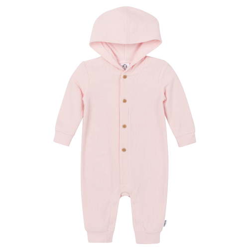 Gerber Baby Neutral Long Sleeve Hooded Romper, Sizes Newborn - 24 Months